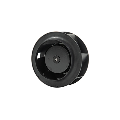 YUTEC 115VAC 230VAC 155mm EC centrifugal fan motor with Plastic impeller 