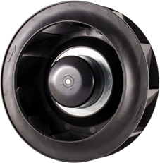 YUTEC 115VAC 230VAC 220mm 72motor EC centrifugal fan motor with Plastic impeller