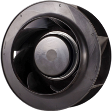 YUTEC EC 250mm 102motor low noise centrifugal fan with plastic impeller ...