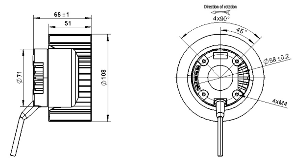 YUTEC 024VDC 048VDC 108mm 72motor Forward Curved Centrifugal Fan blower fan YUTEC 024VDC 048VDC 108mm 72motor Forward Curved Centrifugal Fan blower fan