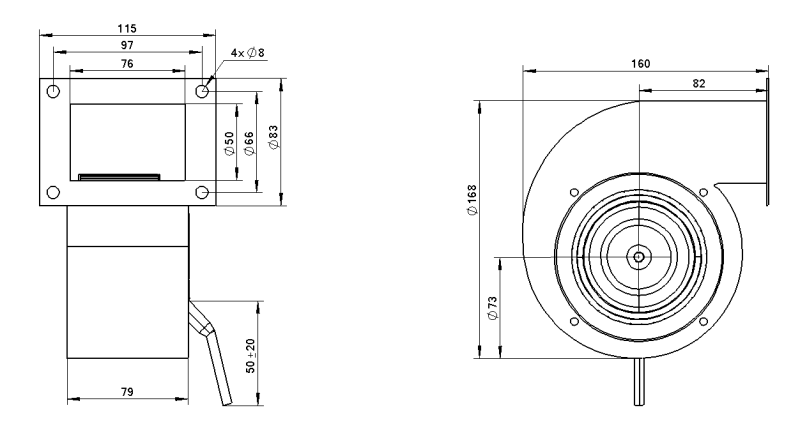 YUTEC 024VDC 048VDC 108mm 72motor Forward Curved Centrifugal Fan blower fan YUTEC 024VDC 048VDC 108mm 72motor Forward Curved Centrifugal Fan blower fan