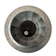YUTEC 24VDC 48VDC 250mm 102motor EC centrifugal fan with Galvanized metal Sheet impeller