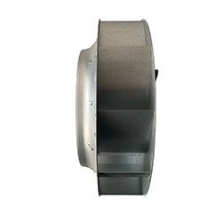 YUTEC 24VDC 48VDC 280mm 102motor EC centrifugal fan with Galvanized metal Sheet impeller 