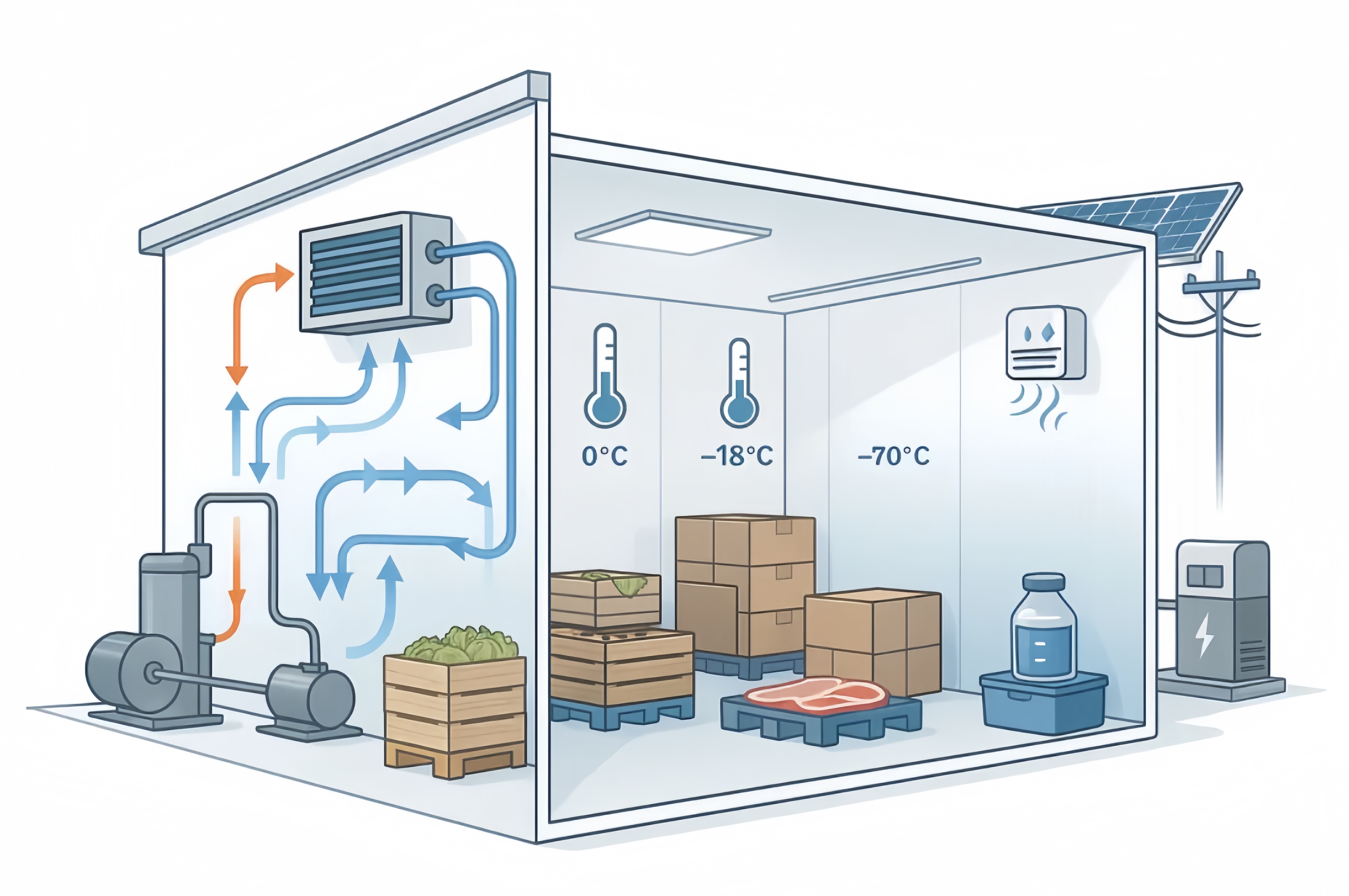 EC Axial Fans in Refrigeration and Cold Storage – Ensuring Temperature Stability and Energy Savings